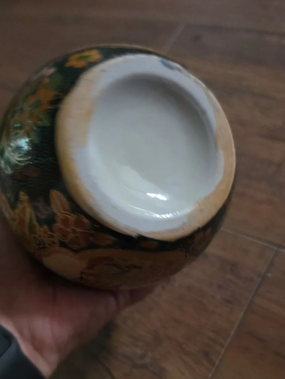 Decorative Ceramic Accent Pot - Multicolor